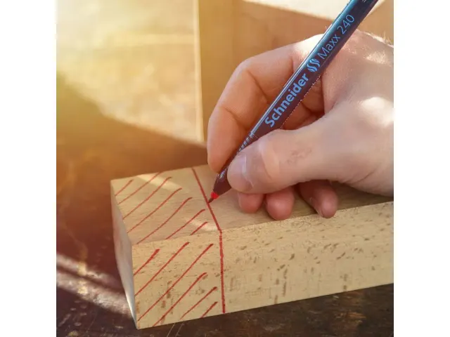 Permanent marker Schneider Maxx 240 rond 1-2mm zwart