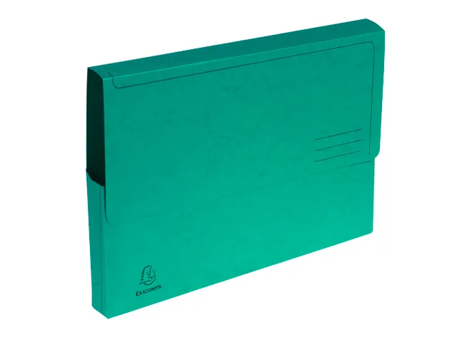 Pocketmap glanskarton A4 groen