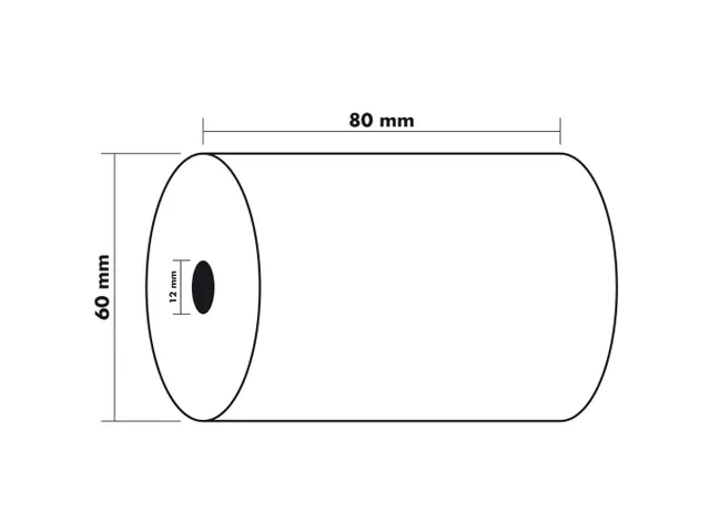 Exacompta Kassarol 80mmx56mmx12mm 44 Meter 48 Gram