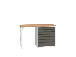 werkbank,HxBxD 930x1500x600mm,multiplexblad,2voeten/1container - 1