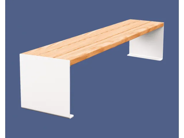 zitbank,B 1800mm,3latten,hout-zitting licht eikenhout,zitting H 450mm