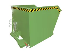 Kiepbak voor spaanders,HxLxB 780x1640x1280mm,1m³,draagverm. 1500kg