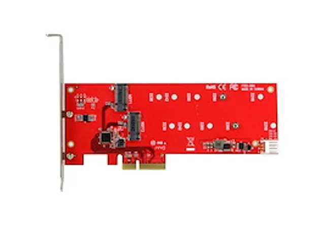 2x m.2 SSD Controller kaart - PCI Express kaart