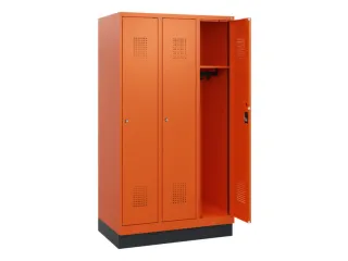 schoollocker,HxBxD 1630x900x500mm,3vak,vak B 300mm,cil.-slot,sokkel - 1