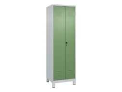 PBM-locker,HxBxD 1950x600x500mm,2vak,vak B 300mm,draaigrendel