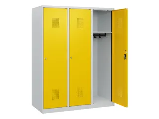 schoollocker,HxBxD 1530x1200x500mm,3vak,vak B 400mm,cil.-slot - 1