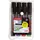Uni PROCKEY permanent marker PM-122, etui 4 stuks