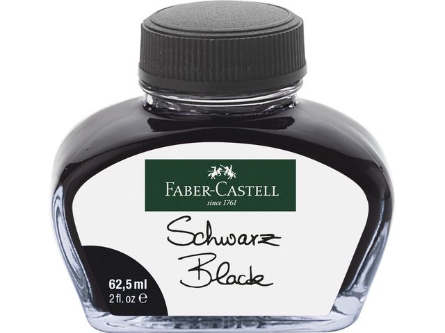 vulpeninkt Faber-Castell zwart flacon 62,5 ml | FaberCastellShop.be