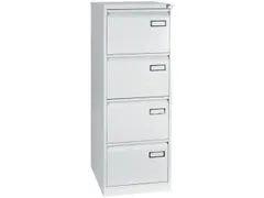 Hangmappenkast Basic 4 laden zilvergrijs