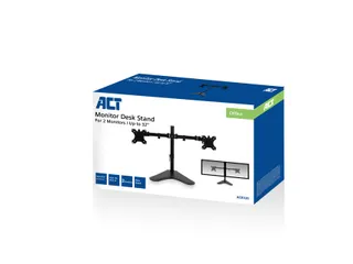 Monitorarm ACT op voet 2 schermen - 5