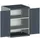 kast met geperforeerde platen,HxBxD 1000x800x525mm,2xStalen bodem