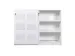 Schuifdeurkast Claudius N 160x120x45cm Wit Enkelzijdig