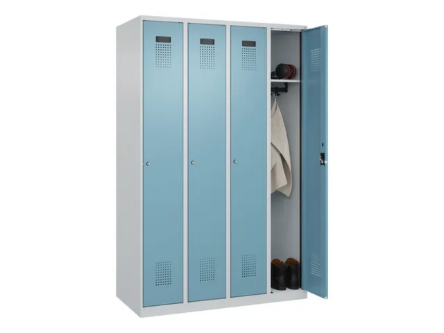 locker,HxBxD 1850x1200x500mm,4vak,vak B 300mm,cil.-slot