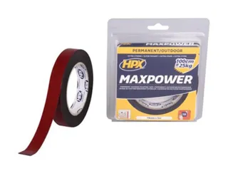 Max Power Outdoor Bevestigingstape - Zwart 19mm x 5m - 1