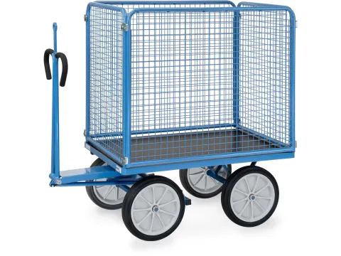 Handtrekwagen Trekoog 6444vz 1000kg 1200x800mm Massief Rubber