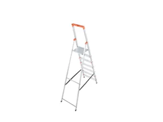 Lichte Burotrap Aluminium 7 Treden Platform 25x25cm H 1,5 m - 3