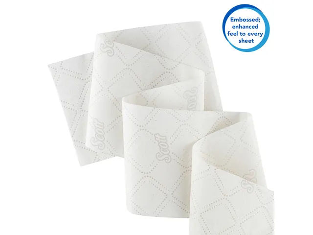 Papier toilette Scott Essential Jumbo 8614 2 épaisseurs 200m blanc