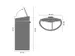 Touch Bin New Recycle Afvalbak 23+10 Liter Mat Staal