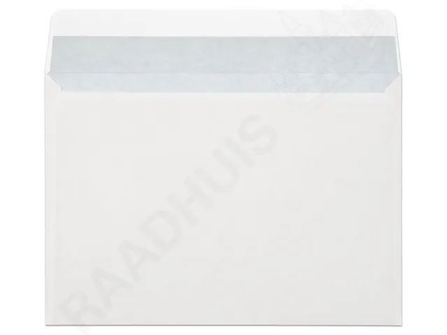 Dienstenvelop Venster Rechts Raadhuis 156x220mm Ea 5 Wit Gegomd