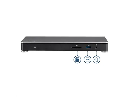 Dual 4K 60Hz Monitor Thunderbolt 3 Dock Met 6X Usb 3.0 Poorten