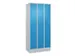 armoire vestiaire noir et blanc,HxlxP 1950x900x500mm,3compart.