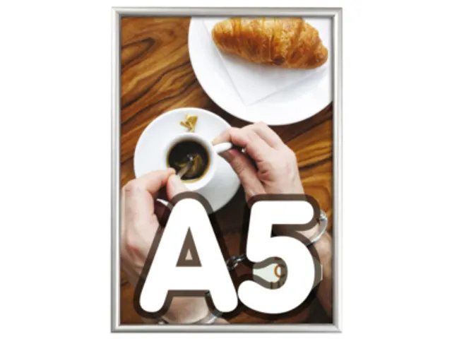 Kliklijst A5 Aluminium 14mm