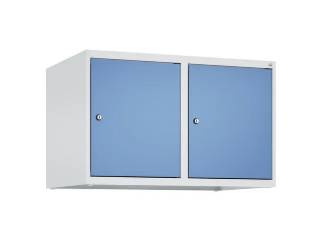 opzetkast,v. locker,2vak.,vak B 400mm,HxBxD 500x800x500mm,vleugeldeur
