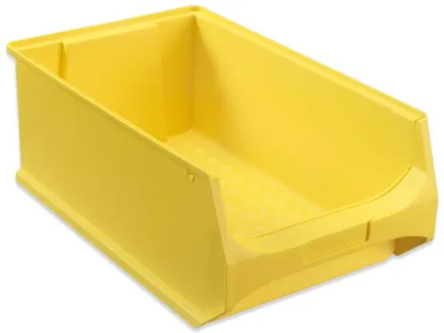 Zichtbak Hxbxd 200x300x500mm Pp Met Draaggreep Geel