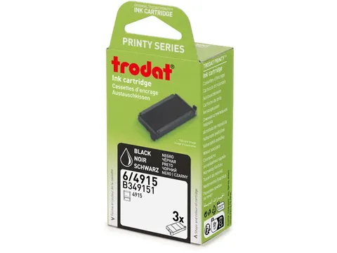 Stempelkussen Trodat 4915 3 stuks Zwart