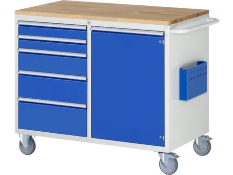 gereedschapswagen,HxBxD 975x1145x650mm,beukblad,draagverm. 450kg