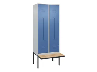 Z-garderobekast,HxBxD 2120x800x815mm,4vak,vak B 400mm,cil.-slot - 1