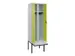 locker voor scheiding van kleding,HxBxD 2120x600x815mm,2vak