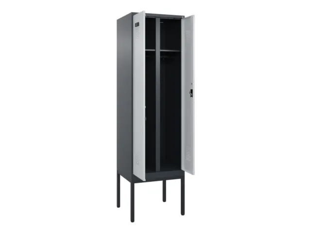 locker voor scheiding van kleding,HxBxD 2120x600x500mm,2vak