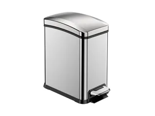 Rechthoekige Pedaalemmer New Rejoice Step Bin 8 Liter Mat Rvs - 1