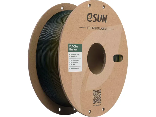 eSUN 3D printer Filament PLA-Clear 1,75mm Geel Groen Blauw 1kg