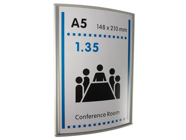 Menoor Deurbord Premium Gebogen A5