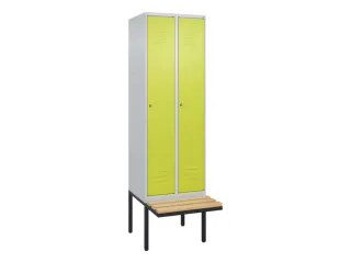 locker voor scheiding van kleding,HxBxD 2120x600x815mm,2vak - 1