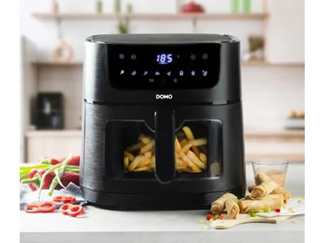 Friteuse à air chaud avec fenêtre de visualisation 8 litres