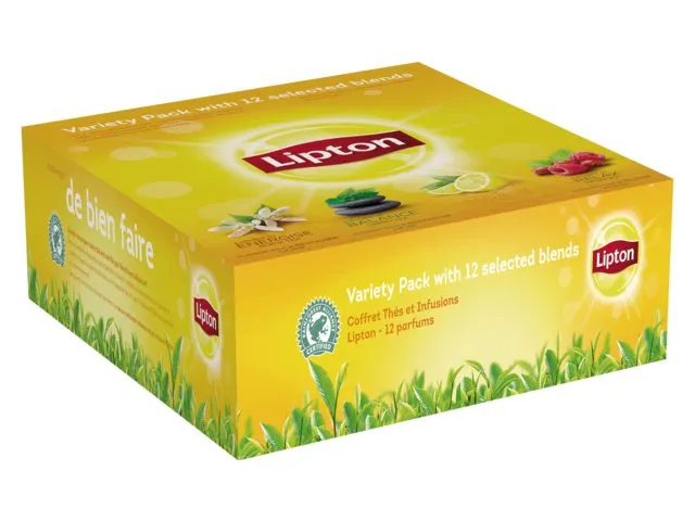 Thé Lipton Variety 12 Saveurs X 15 Sachets = 180 Sachets