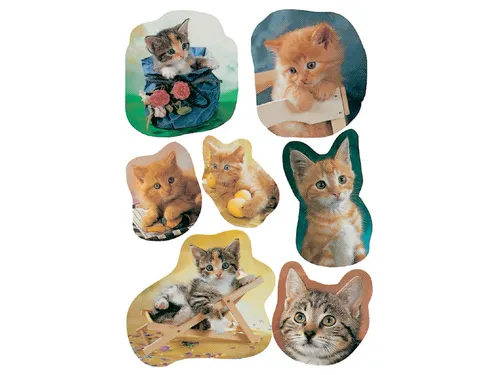 Sticker Etiket Herma 5747 Kittens 21 stuks