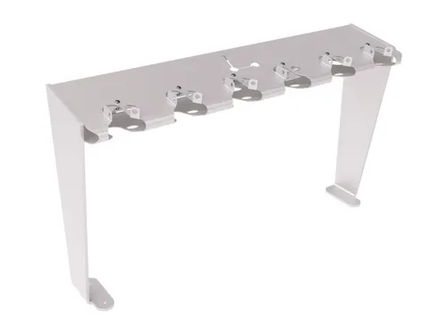 Steprek voor 6 steppen L 1006mm eenzijdig RAL7044