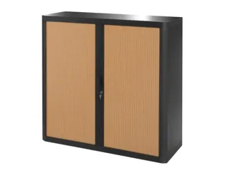 Roldeurkast HxBxD 1040x1100x415mm 2 Oh Romp Grijs Front Beuken - 1