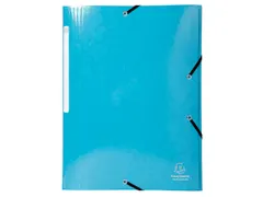 Iderama Elastomap 3 Kleppen Rugetiket Assorti Kleuren Karton