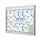 Outdoor mededelingenbord 18x A4 met logopaneel LED verlicht