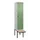 locker met bank,HxBxD 2120x400x815mm,1vak,vak B 400mm,draaigrendel