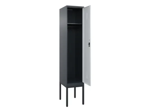 locker,HxBxD 2120x400x500mm,1vak,vak B 400mm,cil.-slot,voetonderstel