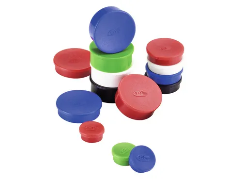 Magneet Legamaster 35mm super 2500gr zwart 2 stuks