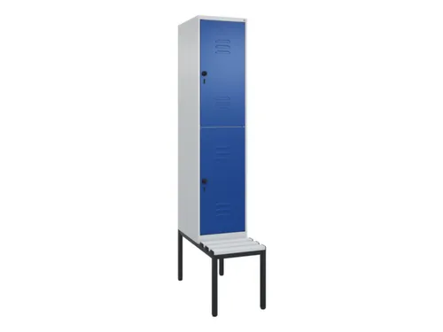 Dubbeldekse dekenkist,HxBxD 2120x400x815mm,1x2vak.,vak B 400mm