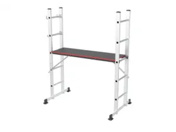 laddersteiger,2x5,sporten,balk L 0,87m,geëloxeerd