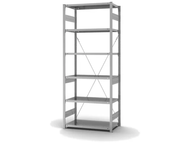 rayonnage modulaire,rayonnage départ,HxlxP 2500x1060x535mm